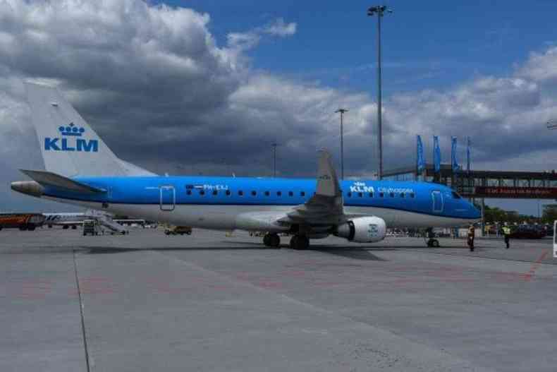 Avião da KLM pousou em Brasília