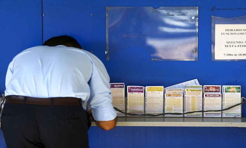 Bilhetes de loteria para marcar suas apostas
