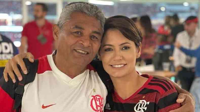 Vicente de Paulo e Michelle Bolsonaro