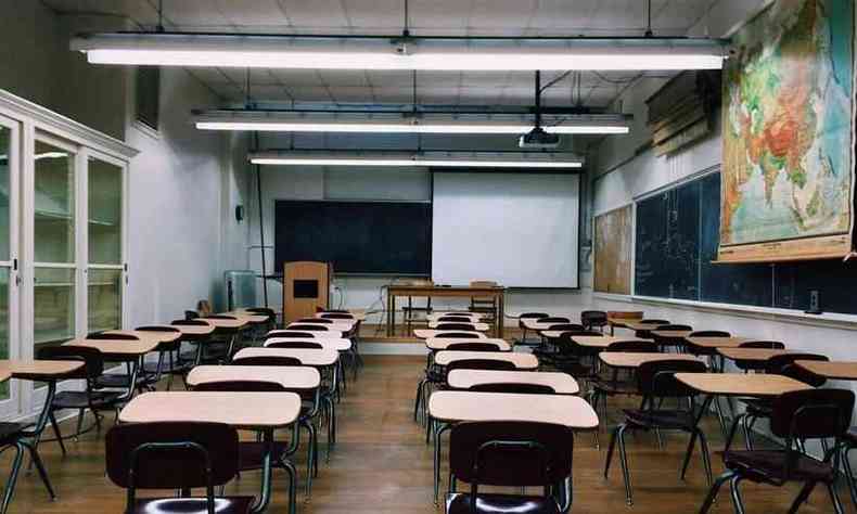 Sala de aula vazia