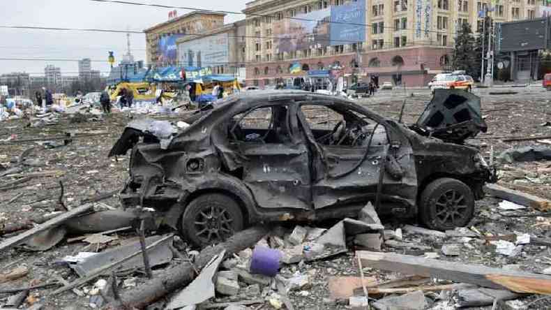 Exploso em Kharkiv