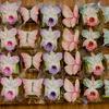 Jardim de chocolate: bombons ganham enfeites de flores e borboletas