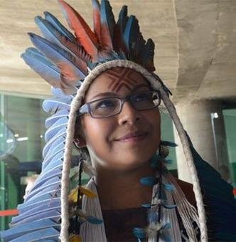 Daiara Tukano, professora da rede p�blica do Distrito Federal(foto: Elza Fiuza / Ag�ncia Brasil)