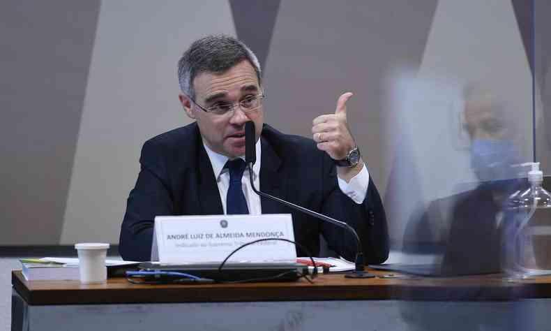 André Mendonça, indicado ao STF, em audiência no Senado Federal