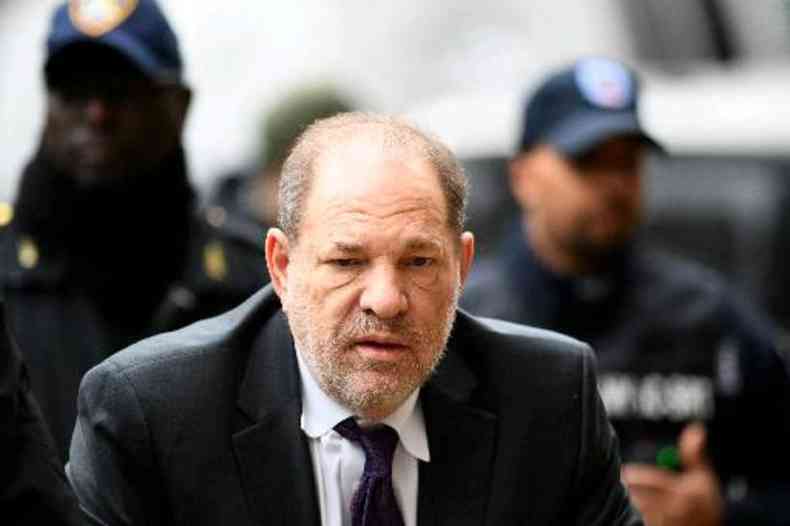 Harvey Weinstein chega para sesso de seu julgamento, em Nova York