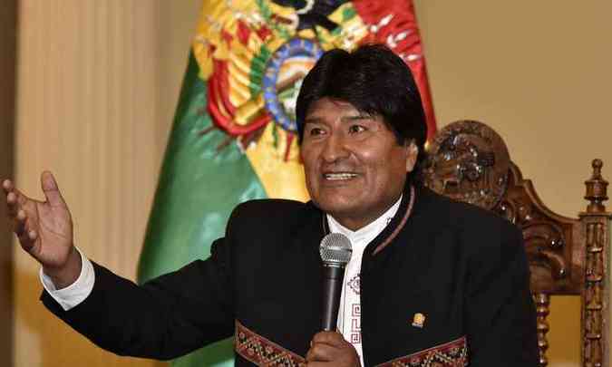 Evo Morales, com 56 anos e de origem indgena, afirmou que, 