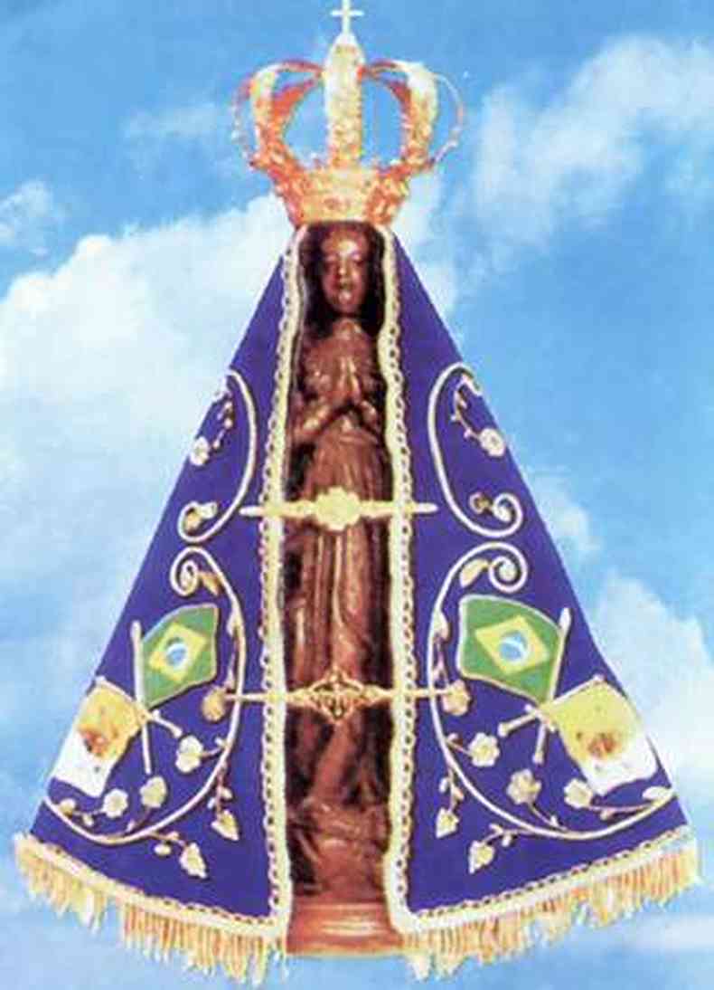 Nossa Senhora Aparecida  a santa padroeira do Brasil(foto: Domnio Pblico)