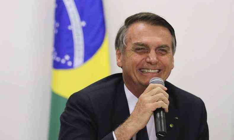Bolsonaro disse que: 'vamos mudar o Brasil porque no fazemos parte do establishment!'(foto: Valter Campanato/Agncia Brasil)