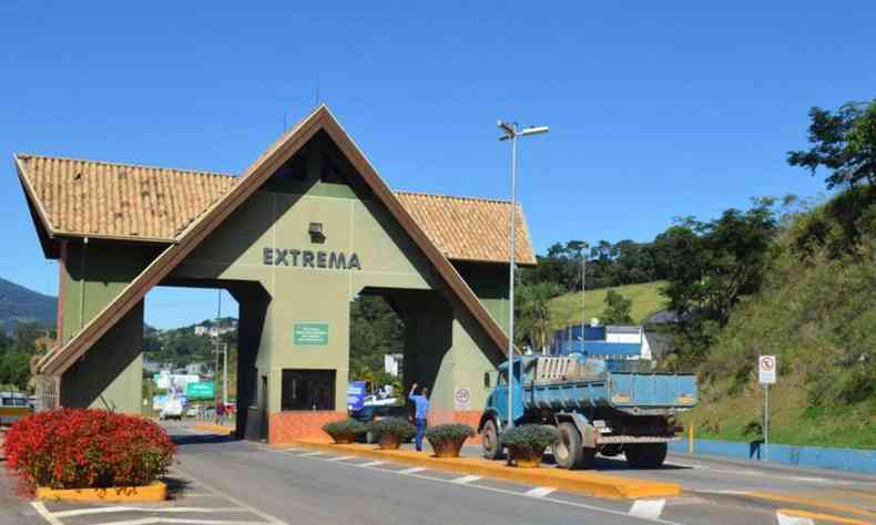 Entrada do municpio de Extrema