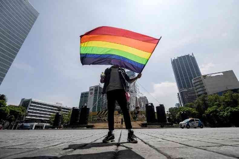 Marcha anual do Orgulho Gay foi cancelada por causa da pandemia de COVID-19(foto: Pedro Prado/AFP)