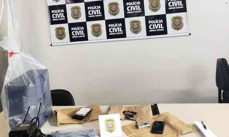 A Polcia Civil pode localizar material ilegal mesmo depois de apagado por abusadores(foto: Mrcia Cruz/EM/DA PRESS)