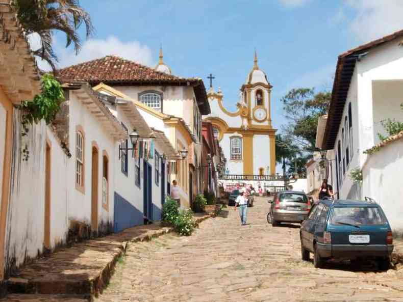 Os atrativos culturais de Tiradentes esto proibidos de funcionar (foto: lvaro Duarte/EM/D.A Press)