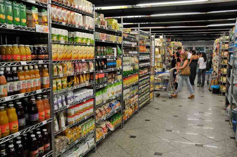 Setor importante para comrcio, supermercados projetam crescimento anual acima dos 4% (foto: Marcos Vieira/EM/D.A Press 10/9/12 )