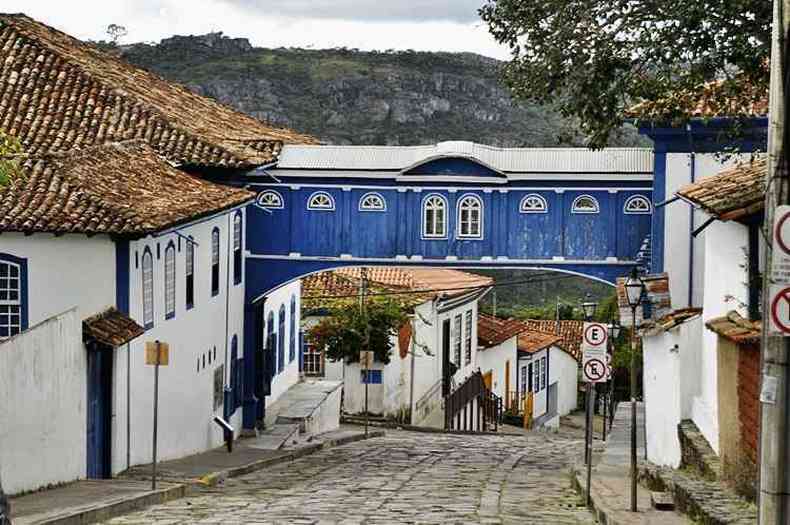 Em Diamantina, pousadas esto remarcando as reservas(foto: Juarez Rodrigues/EM)