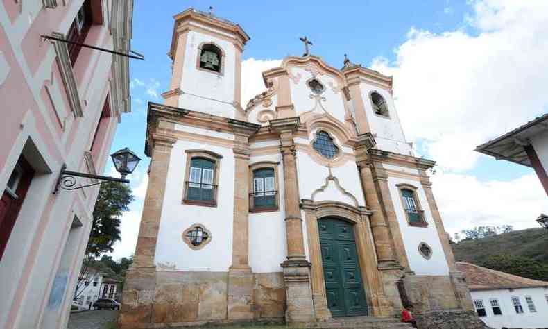Acordo pode beneficiar bens como a matriz de Nossa Senhora do Pilar, localizada em Ouro Preto(foto: Juarez Rodrigues/EM/D.A Press)