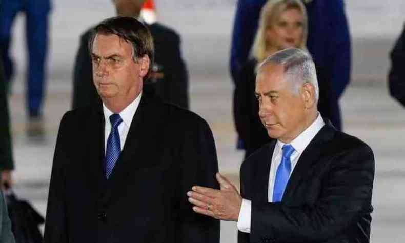 Diferentemente de Bolsonaro, o primeiro-ministro de Israel, Netanyahu, tem estimulado a vacinao contra a COVID-19 em seu pas (foto: JACK GUEZ / AFP)