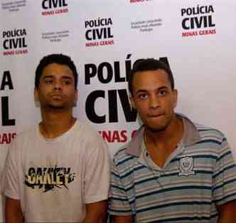 Wagner da Conceio e Thiago dos Santos, autor do disparo, esto presos(foto: Fotos: Cristina Horta/EM/D.A Press %u2013 4/6/12 )