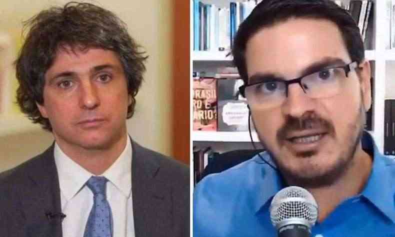 Guga Chacra diz que Constantino  'incapaz de criticar Bolsonaro e Trump'(foto: Redes Sociais/Reproduo)