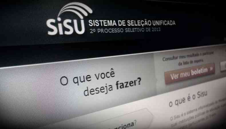 Alm de lentido, site do Sisu apresentou erros e falhas no sistema de inscries(foto: Agncia Brasil)