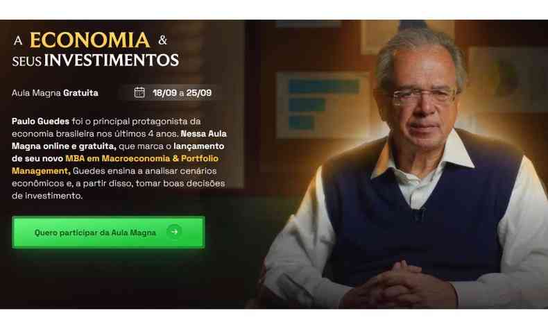 Aulas magnas com Paulo Guedes 