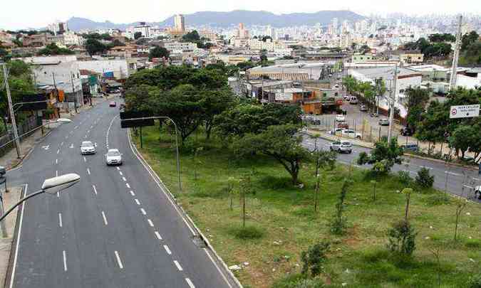 Avenida Pedro II: No fim da via, no encontro com a Trancredo Neves, ser construda uma estao do BRT/Move(foto: RODRIGO CLEMENTE/EM/D.A PRESS)