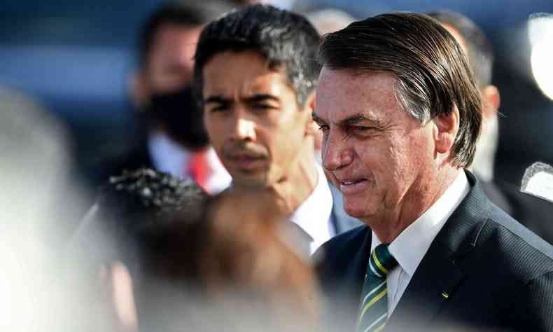 As declaraes de reforo a Marinho e a Tarcsio divergem da opinio do chefe da equipe econmica.(foto: AFP / EVARISTO SA)