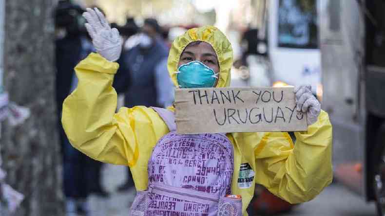 Uruguai permitiu que embarcao com contaminados por coronavrus, que foi rejeitada por outros pases, ancorasse no pas(foto: Getty Images)