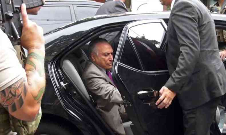 Athi vai analisar o habeas corpus do ex-presidente Michel Temer (MDB)(foto: HO / BANDTV / AFP )