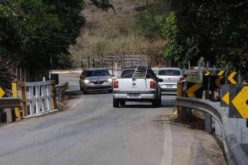 Geometria das estradas em Minas  um dos problemas mais graves, aponta a CNT(foto: Paulo Filgueiras/EM/D.A Press)