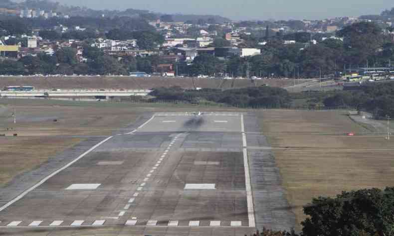 Pista do Aeroporto da Pampulha, que ser cedido  iniciativa privada