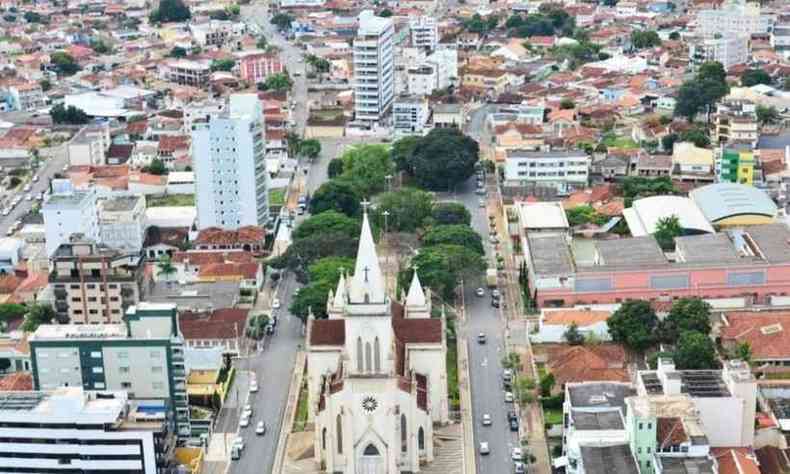 Maior parte dos casos de Patos de Minas concentram-se no centro da cidade e no Bairro Jardim Panormico(foto: Divulgao)