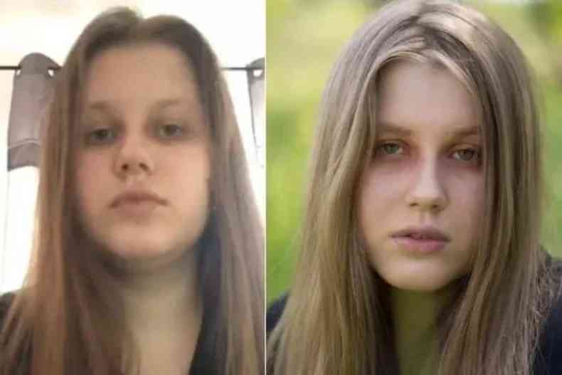 A jovem alem Julia Faustyna, 21 anos, que afirma ser Madeleine McCann