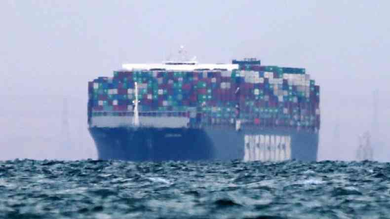 Bloqueio do canal de Suez por cargueiro afetou comrcio martimo global(foto: Getty Images)