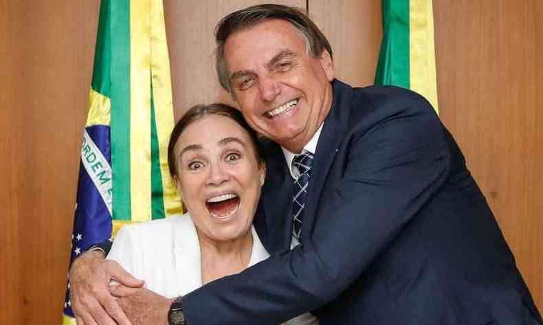 Bolsonaro negou que Regina Duarte ser exonerada do cargo(foto: Carolina Antunes/Presidncia da Repblica)