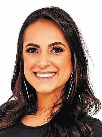 Renata Brasil, nutricionista: 'Precisamos de um treino que desafie os músculos, estimulando a resistência para fazer com que eles trabalhem mais'(foto: Arquivo pessoal) Renata Brasil, nutricionista