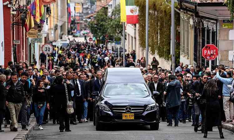 Funeral de Fernando Botero em Bogot