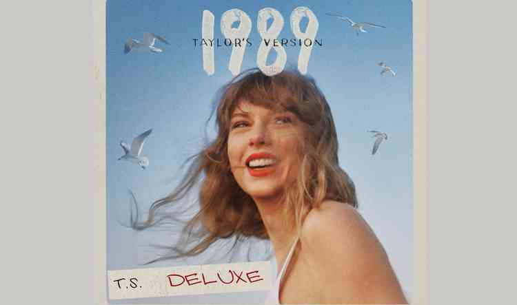 Taylor Swift na capa do lbum 1989