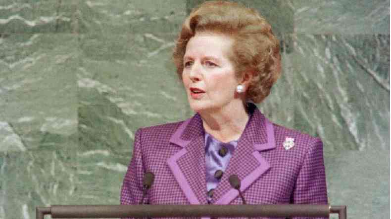Thatcher alertou para os riscos climticos no final dos anos 80(foto: Getty Images)