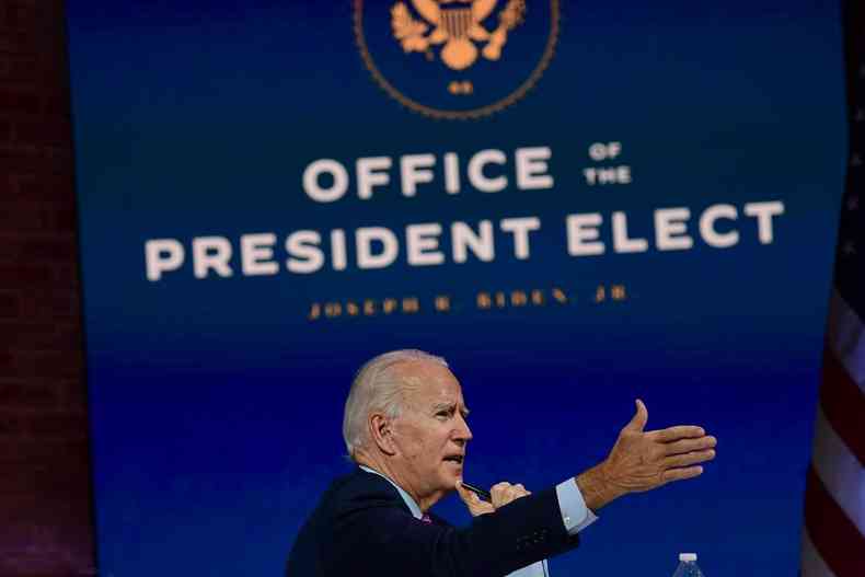 Joe Biden, presidente eleito dos Estados Unidos da Amrica(foto: Mark Makela/Getty Images/AFP)