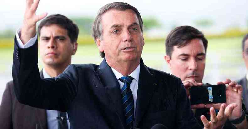 A principal motivao de Bolsonaro no confronto com o Congresso  o ano eleitoral, pois as a liberao de emendas fugiria do seu controle (foto: Antnio Cruz/ABR %u2013 19/12/19)
