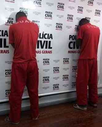 Os dois homens no tinham antecedentes criminais(foto: Polcia Civil/Divulgao)