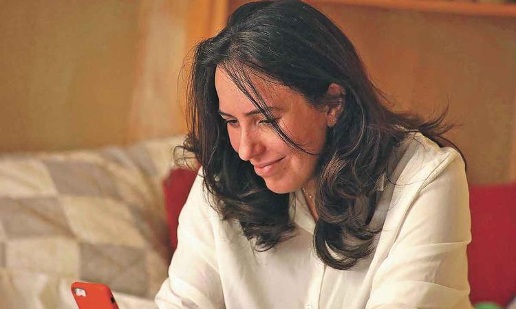 A advogada Stella Moris, mulher de Assange