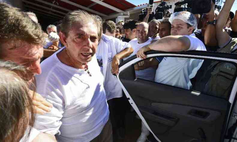 Mdium se entregou  polcia na tarde deste domingo(foto: Marcelo Ferreira/CB/D.A Press)