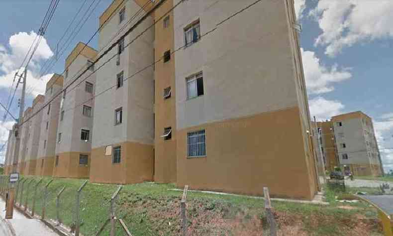 Residencial Bem Viver abriga 620 famlias  considerado um dos conjuntos habitacionais mais populosos da cidade(foto: Google Street View/Reproduo)