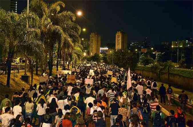 Protestos foram realizados em todo o pas(foto: AFP PHOTO / Pedro Vilela )