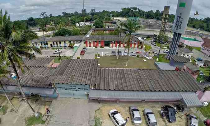 O Complexo Penitencirio Ansio Jobim em Manaus, estado da Amaznia. Pelo menos 60 pessoas morreram no massacre (foto: AFP / SESIP )