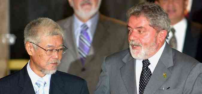 Gushiken foi chefe da Secretaria de Comunicao Social durante o primeiro mandato do ex-presidente Lula(foto: Jamil Bittar/Reuters)