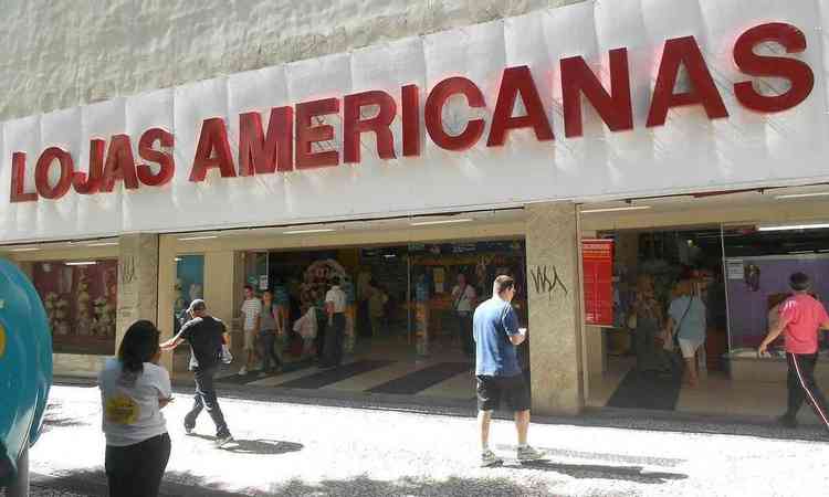 Fachada de loja da Americanas