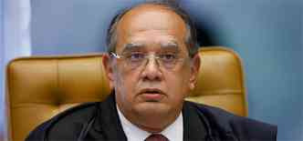 Na semana passada, durante julgamento sobre a validade dos embargos infringentes, Gilmar Mendes votou contra os recursos(foto: Nelson Jr./SCO/STF)