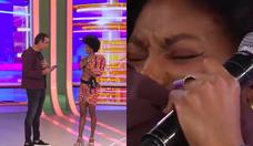 BBB: o que Tadeu Schmidt disse para Tina na eliminao da 'sister' 